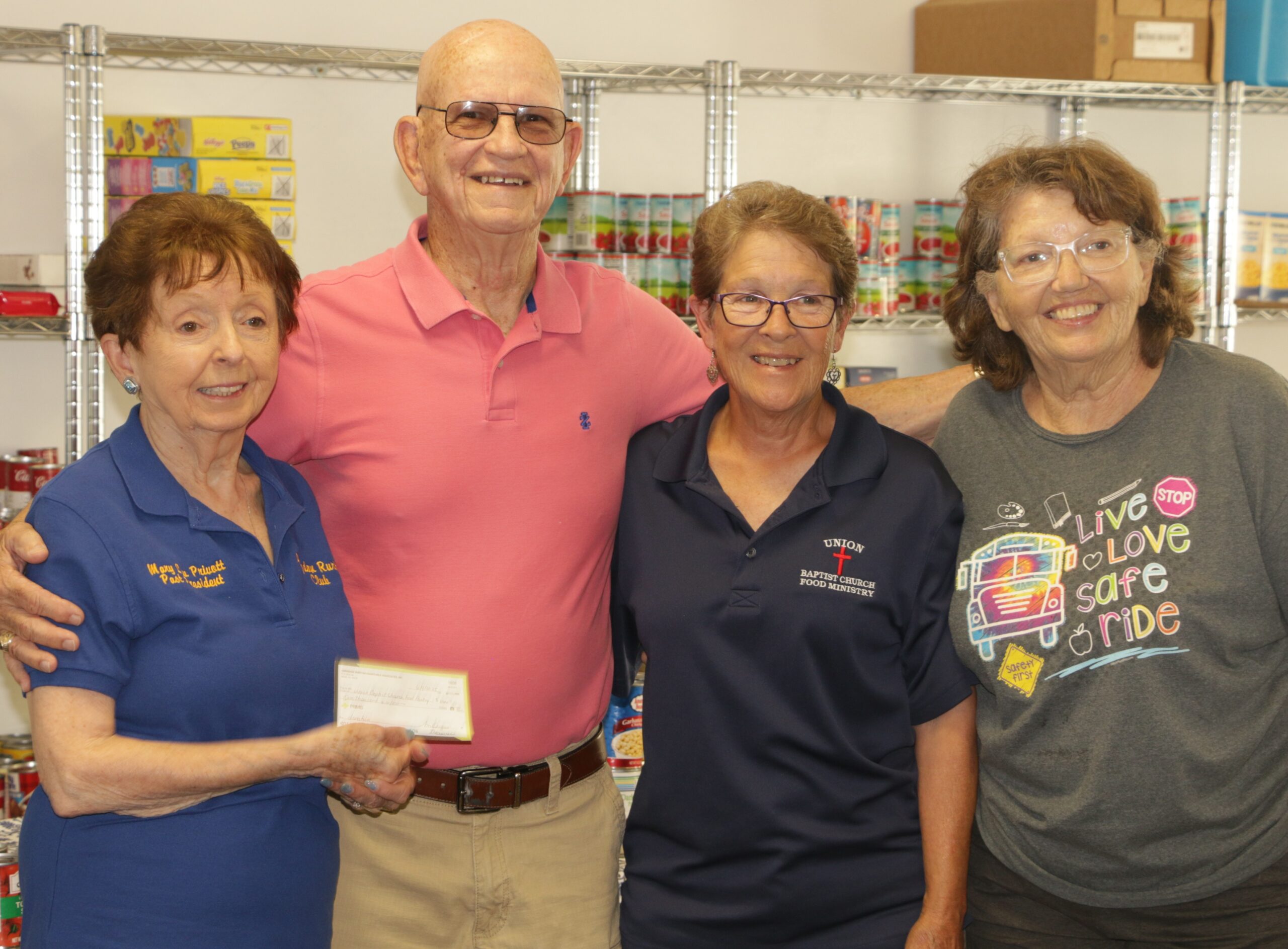 Supporting the food pantry